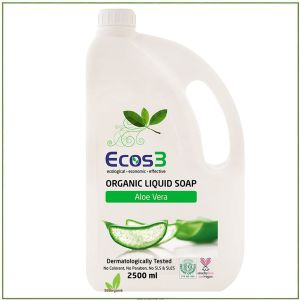 ECOS3 Organik Sıvı Sabun Aloe Vera 2500 ML
