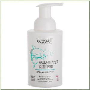 Ecowell Organik Yeni Doğan Bebek Köpük Şampuanı 300 ml