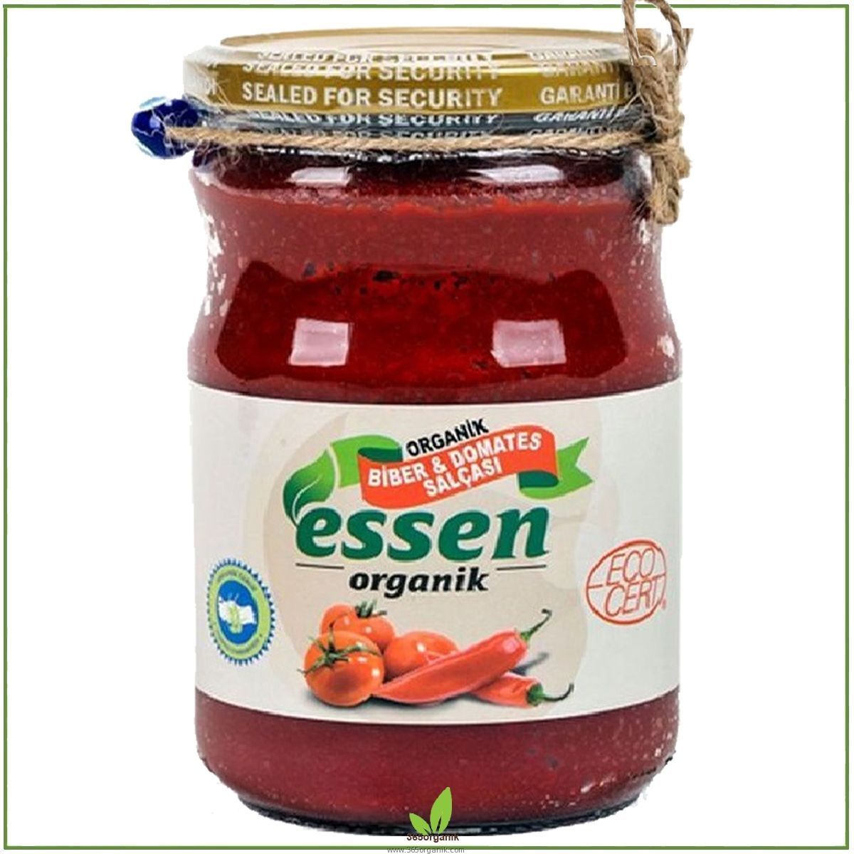 Essen Organik Domates Biber Karışık Salça 660 cc | Essen Organik | Organik Salçalar - Ketçaplar | 