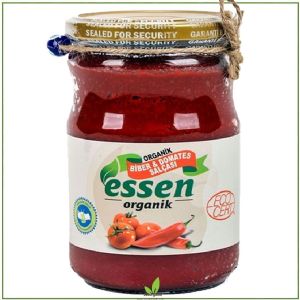 Essen Organik Domates Biber Karışık Salça (Tuzsuz) 660 cc