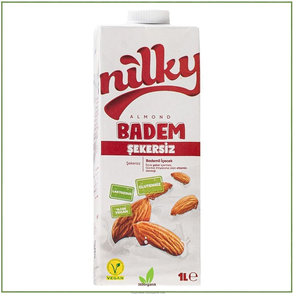 Nilky Vegan Şekersiz Badem Sütü 1 lt | Nilky | İÇECEKLER | 
