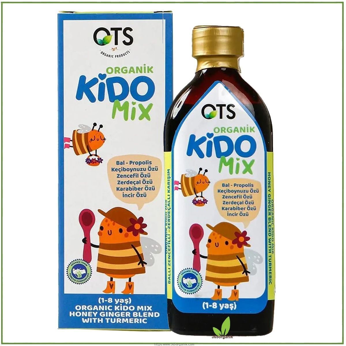 OTS Organik Kido Mix 1-8 yaş 180 ml | OTS | Organik Bebek Beslenmesi | 
