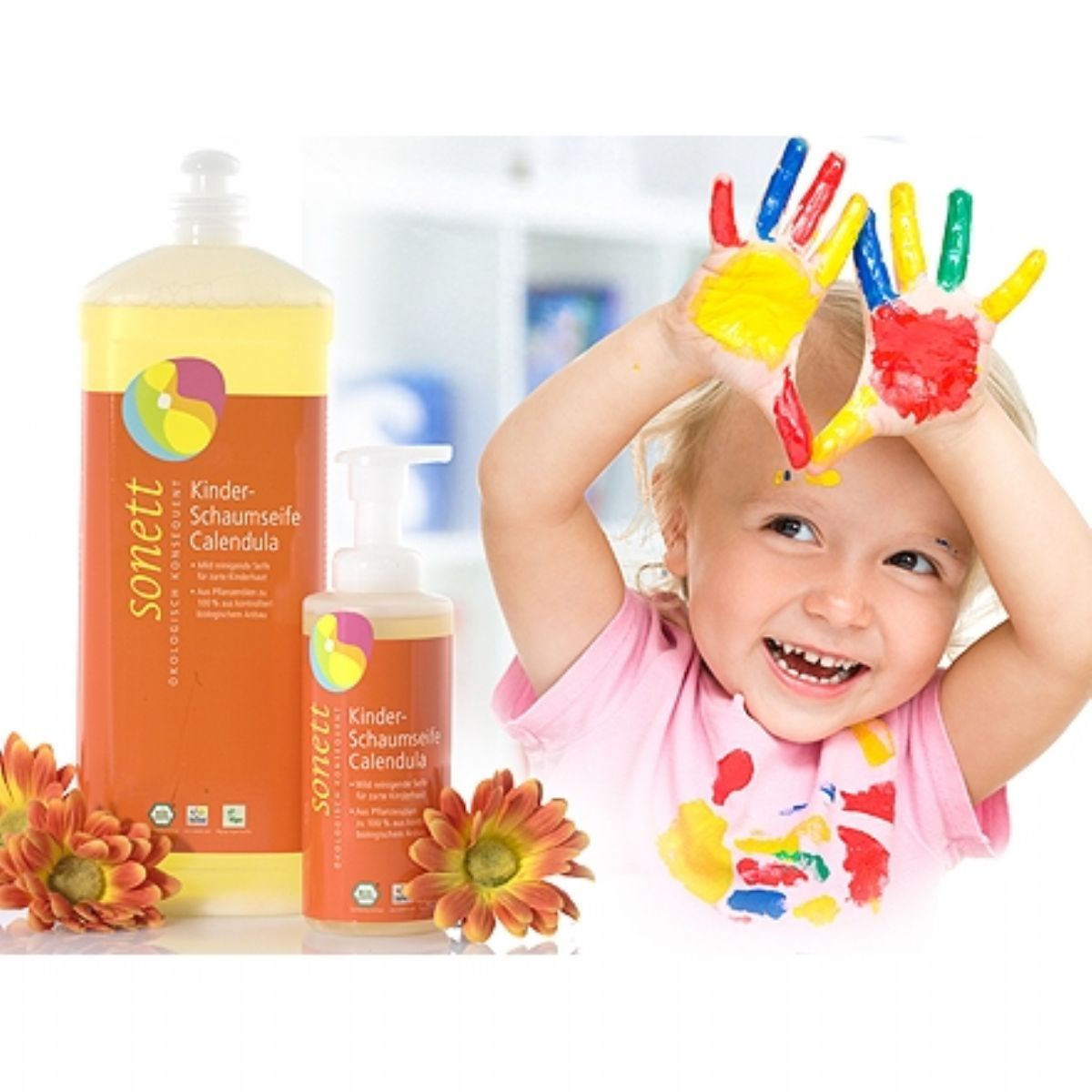 Organik Çocuklar için Köpük Sabunu 200 ml Organik Sabun ve