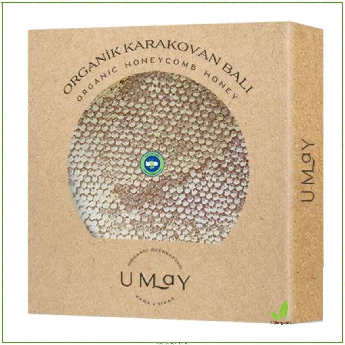 Umay Organik Sertifikalı Karakovan Petek Balı - 1.232 gr | Umay Herbal | Organik Bal ve Polenler | 